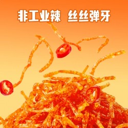 佳龙酱味丝辣条丝香辣味麻辣霸王丝儿时怀旧大刀肉休闲小零食辣丝图2