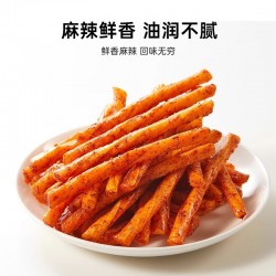 佳龙牛筋辣条100包儿时怀旧面筋双仔素牛筋豆筋零食休闲食品小吃图4