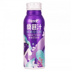 资宝堂冷压榨桑葚汁饮料果汁含量≥70%果蔬汁果汁饮料260ml*6瓶图5