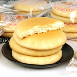 湖南大众旺小法饼 4.5kg整箱 传统手工面包糕点 奶油法饼零食包邮图2