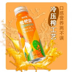 资宝堂冷压榨枇杷露饮料果汁含量≥70%果蔬汁果汁饮料260ml*6瓶图2