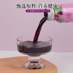 资宝堂鲜果冷压榨NFC桑果汁纯100%桑葚原汁258ml*6瓶礼盒装图2