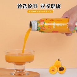 资宝堂NFC枇杷汁纯100%枇杷原汁儿童孕妇果蔬汁258ml*6瓶礼盒装图2