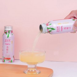 资宝堂鲜榨NFC荔枝汁纯100%荔枝原汁儿童孕妇营养果蔬汁258ml*8瓶图2