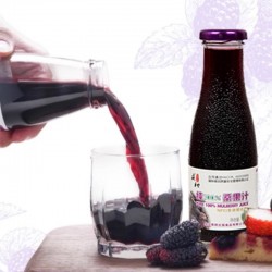 桑裕NFC果汁鲜果冷压榨100%桑果汁桑葚原汁非浓缩果汁300ml*8瓶图2