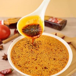 贵三红红油辣椒油388g油泼辣子香辣超辣辣椒酱凉拌菜家用调料酱图3