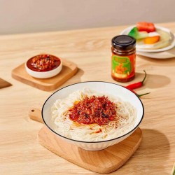 贵三红香辣牛肉酱辣椒酱微辣鲜香下饭酱佐餐拌面拌饭佐餐调料图5
