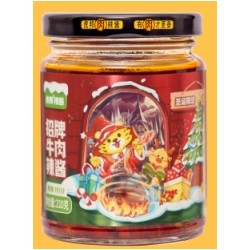 虎邦 特色酱 多种口味东北风味鸡蛋酱210克烧椒牛肉辣酱210克春笋香菇辣酱210克图3
