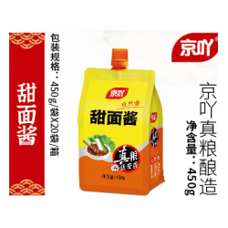 京吖黄豆酱450g京吖黄豆酱油500g图2
