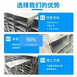 槽式镀锌电缆桥架各种规格厚度定制库存充足图3