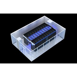 成都机房俯视图|视频会议室|升降屏VR全景效果图制作图2