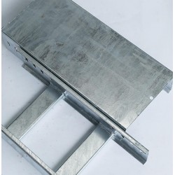 镀锌钢制梯形桥架 阻燃耐磨 大跨距电缆支架图2