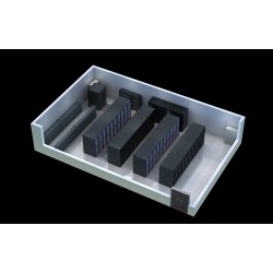 重庆效果图制作|报告厅大屏|机房配电室|开闭站效果图渲染图2