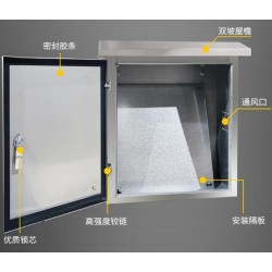 加厚不锈钢电箱 户外配电柜 批发不锈钢配电箱图4
