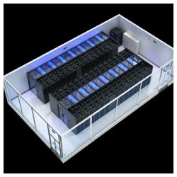 杭州效果图设计|3D机房鸟瞰图|配电室|多功能厅效果图制作图2